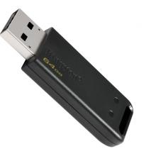 金士頓（Kingston）64GB USB2.0 U盤(pán) DT20 黑色 極簡(jiǎn)設(shè)計(jì)