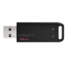 金士頓（Kingston）USB2.0 DT20電腦系統(tǒng)優(yōu)盤(pán)商務(wù)辦公汽車(chē)載高速U盤(pán) 黑色時(shí)尚32G