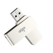 愛國者（aigo）64GB USB3.0 U盤 U330金屬旋轉系列 銀色 快速傳輸 出色出眾