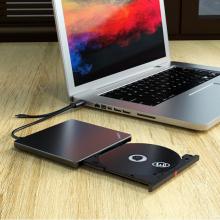 聯(lián)想ThinkPad光驅(qū) 筆記本臺式機(jī)USB 超薄外置移動光驅(qū)DVD刻錄機(jī) 超薄USB/TYPE-C雙接口升級款