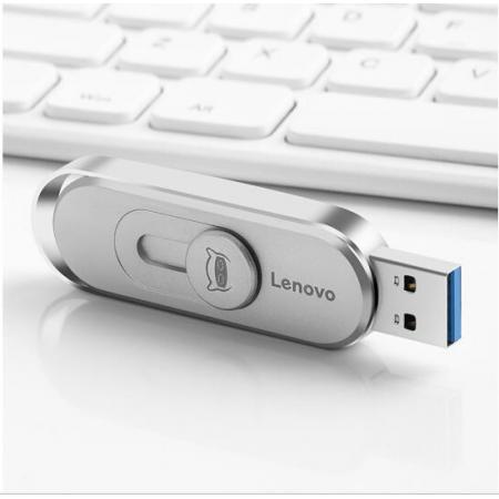 聯(lián)想（Lenovo）小新U盤 64GB USB3.0 小新X1優(yōu)盤 滑蓋設(shè)計(jì) 高速讀寫 金屬邊框 銀色