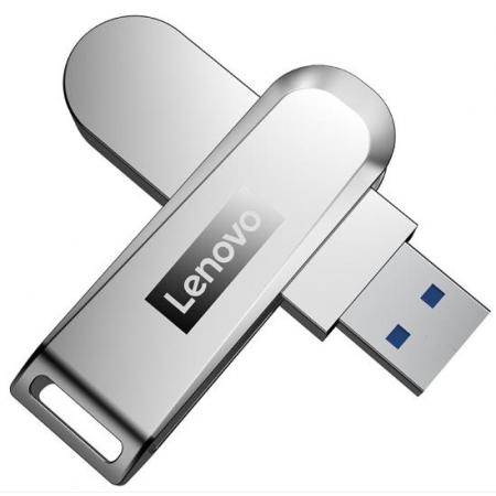 聯(lián)想（Lenovo）64GB USB3.0（USB3.1 Gen1) U盤 X3 香檳銀 全金屬電腦車載高速優(yōu)盤 360度旋轉(zhuǎn)