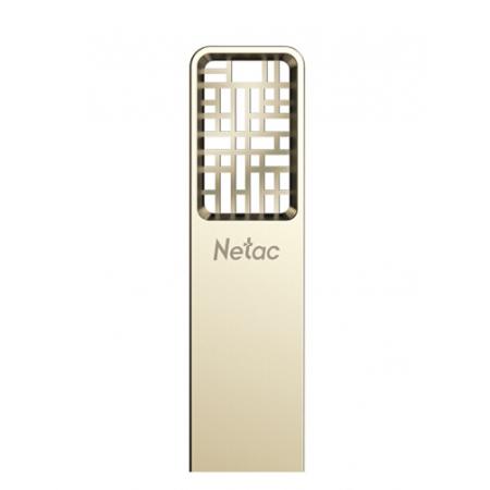  朗科（Netac）64GB USB3.0 U盤(pán) U327 全金屬高速迷你鏤空設(shè)計(jì)閃存盤(pán) 創(chuàng)意中國(guó)風(fēng) 珍鎳色