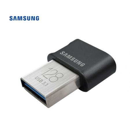 三星（SAMSUNG）128GB USB3.1 U盤 FIT升級(jí)版+ 黑色 讀速300MB/s高速車載迷你（Gen 1）