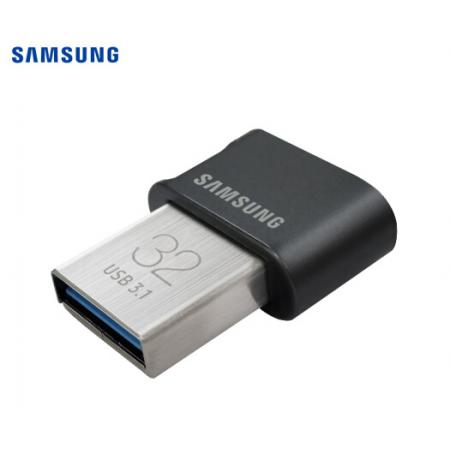 三星（SAMSUNG）32GB USB3.1 U盤(pán) FIT升級(jí)版+ 黑色 讀速200MB/s 高速車(chē)載，小巧迷你（Gen 1）