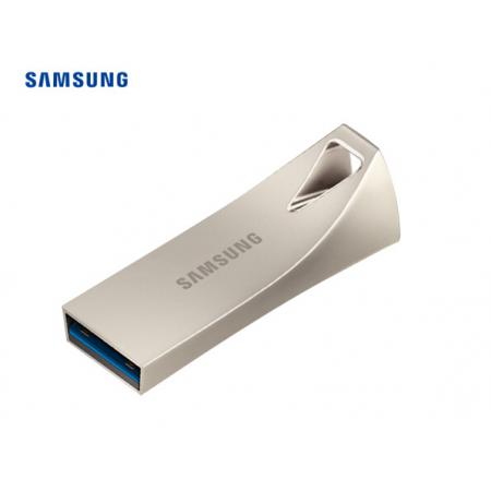 三星（SAMSUNG）64GB USB3.1 U盤 BAR升級版+ 香檳銀 讀速200MB/s 高速便攜（Gen 1）