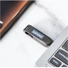 聯(lián)想（Lenovo）64GB Type-C USB3.1 手機(jī)U盤 X3C 深空黑 全金屬 雙接口旋轉(zhuǎn) 高速讀寫手機(jī)電腦兩用優(yōu)盤