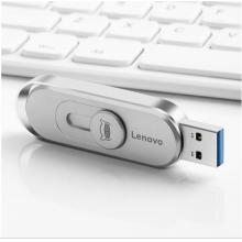 聯想（Lenovo）小新U盤 64GB USB3.0 小新X1優(yōu)盤 滑蓋設計 高速讀寫 金屬邊框 銀色