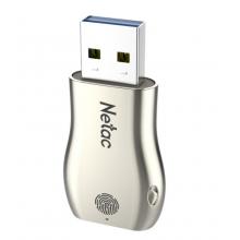 朗科（Netac）32GB USB3.0 指紋加密金屬U盤(pán)U628 隱私全面保護(hù)商務(wù)辦公