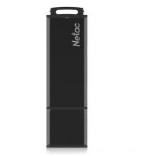 朗科（Netac）U351 高速USB3.0 全金屬U盤商務(wù)直插式閃存盤小巧迷你車載加密優(yōu)盤 黑色 32GB