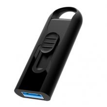朗科（Netac） USB3.0 U盤U309 曜石推拉式高速閃存盤 加密U盤 黑色 128GB