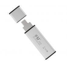 朗科（Netac）USB2.0 安卓手機 U盤U211S 雙接口全金屬直插式迷你優(yōu)盤 淺灰色 32GB 單個裝