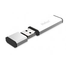 朗科（Netac）USB2.0 安卓手機(jī) U盤U211S 雙接口全金屬直插式迷你優(yōu)盤 淺灰色 8GB 單個裝