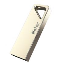 朗科（Netac）USB2.0 U盤U326 全金屬 閃存盤 直插式小巧迷你車載加密U盤 珍珠鎳 32GB