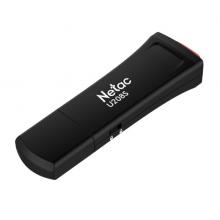 朗科（Netac） USB2.0 U盤 U208S 寫保護(hù) 黑色 防病毒入侵 防誤刪 黑色 16GB