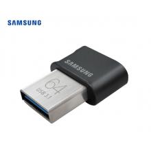 三星（SAMSUNG）64GB USB3.1 U盤 FIT升級(jí)版+ 黑色 讀速200MB/s 高速車載，小巧迷你（Gen 1）