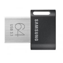 三星（SAMSUNG）64GB USB3.1 U盤(pán) FIT升級(jí)版+ 黑色 讀速200MB/s 高速車(chē)載，小巧迷你（Gen 1）