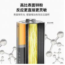 南孚(NANFU)7號堿性電池12粒 聚能環(huán)2代 適用于兒童玩具/血糖儀/掛鐘/鼠標鍵盤/遙控器等 LR03AAA