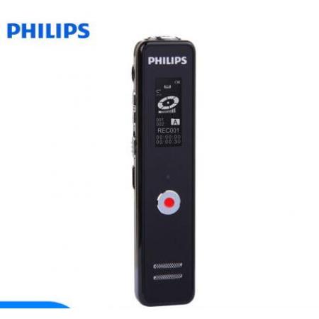 飛利浦（PHILIPS）VTR5100 8GB 學(xué)習(xí)記錄 遠(yuǎn)距離錄音筆 經(jīng)典錆
