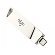 愛(ài)國(guó)者（aigo）32GB Micro USB USB3.0     手機(jī)U盤(pán) U385銀色    雙接口手機(jī)電腦兩用