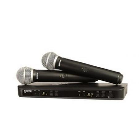 SHURE 一拖二無(wú)線話筒	BLX 288/ PG58