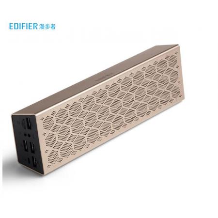 漫步者（EDIFIER） M380 多功能便攜音箱 無線藍牙音箱 長續(xù)航 藍牙5.0 便攜音箱 典雅金