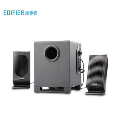 漫步者（EDIFIER） R86 低音小鋼炮 2.1多媒體音箱 音響 電腦音箱 黑色