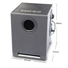 漫步者（EDIFIER） R86 低音小鋼炮 2.1多媒體音箱 音響 電腦音箱 黑色