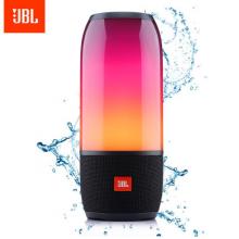 JBL PULSE3 音樂脈動三代 便攜式藍(lán)牙音箱 炫彩小音箱+低音炮 桌面音響 可免提通話 防水設(shè)計 典雅黑