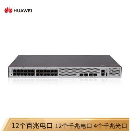 華為（HUAWEI）企業(yè)級12口百兆以太網(wǎng)+12口千兆以太網(wǎng)+4口千兆光 交換機-S5735S-L24FT4S-A