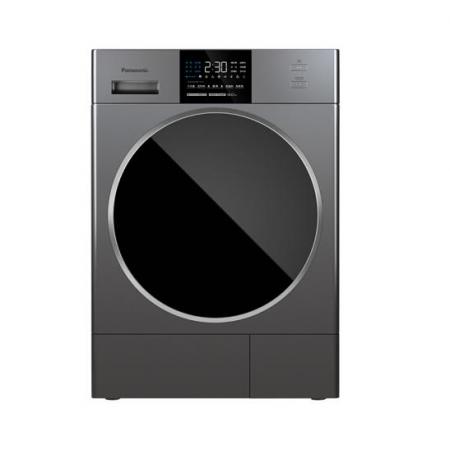 松下 (Panasonic) 9kg熱泵大風(fēng)烘干機(jī) 40分鐘快烘 NH-EH900G 銀色