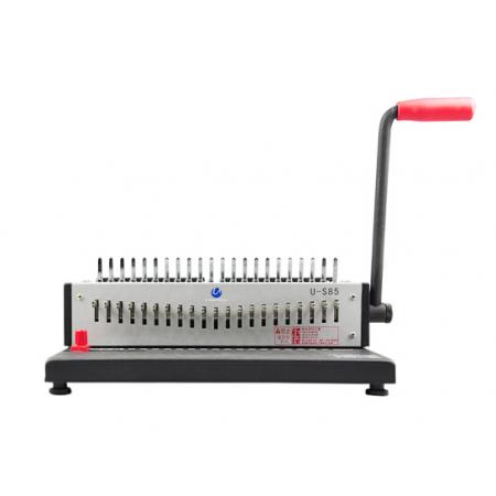優(yōu)瑪仕 （U-MACH） U-S85疏式裝訂機膠圈膠圈夾條打孔機21孔全抽刀裝訂機手動