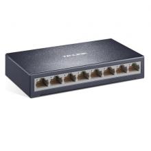 TP-LINK 8口百兆交換機 監(jiān)控網(wǎng)絡(luò)網(wǎng)線分線器 分流器 金屬機身 TL-SF1008D