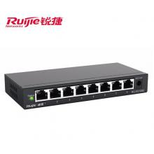 銳捷（Ruijie）鐵殼非網(wǎng)管企業(yè)級交換器 分流器網(wǎng)線分線器 RG-ES108D 8口百兆交換機