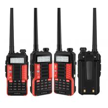 寶鋒 BAOFENG UV-6PLUS  對(duì)講機(jī)1-15公里 專業(yè)無線戶外商用民用 寶峰雙頻雙段調(diào)頻（紅色）