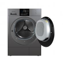 松下 (Panasonic) 9kg熱泵大風(fēng)烘干機(jī) 40分鐘快烘 NH-EH900G 銀色