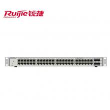 銳捷（Ruijie）三層網管48口千兆交換機RG-NBS5200-48GT4XS 4個萬兆光口 灰色