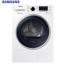 三星（SAMSUNG）9公斤熱泵烘干機干衣機 低溫護衣 衣干即停35分鐘速干DV90M5200QW/SC（白）