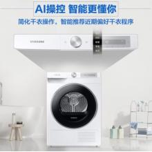 三星（SAMSUNG）9公斤熱泵烘干機干衣機 AI智能烘干 熱風(fēng)清新 除菌烘干 DV90T6420LH/SC 白