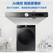 三星（SAMSUNG）9公斤熱泵烘干機(jī)干衣機(jī) AI智能烘干 熱風(fēng)清新 除菌烘干 DV90T7420BX/SC 灰