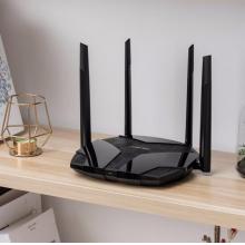 水星（MERCURY）X18G WiFi6 AX1800全千兆無線路由器 Mesh分布式 5G雙頻信號穿墻 高速網(wǎng)絡(luò)智能