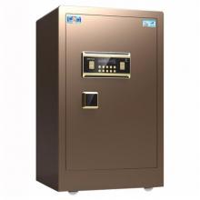 虎牌保險(xiǎn)柜辦公全鋼電子密碼開(kāi)啟60cm保管柜咖啡金