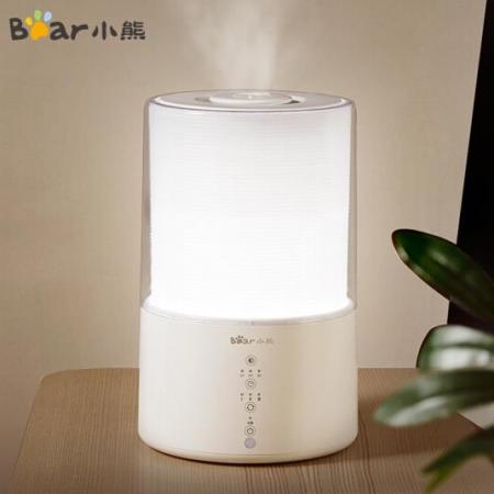 小熊（Bear）加濕器 上加水辦公室增濕器 凈化加濕 低噪香薰機(jī)加濕器 3升迷你可定時 JSQ-B30L1