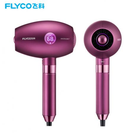 飛科（FLYCO）電吹風(fēng)機(jī)  旋轉(zhuǎn)調(diào)溫 LED溫度顯示 負(fù)離子吹風(fēng)筒 FH6286