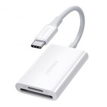 綠聯(lián) Type-C高速讀卡器 USB-C4.0多功能SD/TF二合一 OTG手機讀卡器 適用單反監(jiān)控記錄儀存儲內(nèi)存卡60724