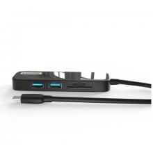 聯(lián)想（Lenovo）EH05 Type-C擴展塢 USB分線器 轉(zhuǎn)換器 HDMI轉(zhuǎn)接頭 USB擴展 SD/TF讀卡器 筆記本轉(zhuǎn)接器