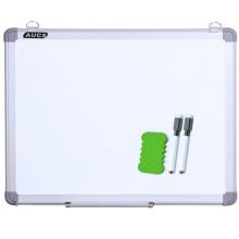 AUCS 45*60cm 白板寫字板 磁性辦公教學(xué)會(huì)議掛式小白板黑板 J4560L