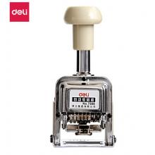 得力(deli)6位財務(wù)辦公自動號碼機/打碼機 蓋印清晰 財務(wù)用品 辦公用品 7506
