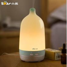 小熊（Bear）加濕器 迷你低噪香薰機(jī) 辦公室空氣加濕器大霧量 三色暖光燈 可定時(shí) JSQ-D02E1