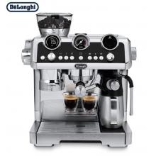 德龍（Delonghi）咖啡機 半自動8檔感應研磨 全自動奶泡系統(tǒng) 雙LED顯示 銀騎士 EC9665.M